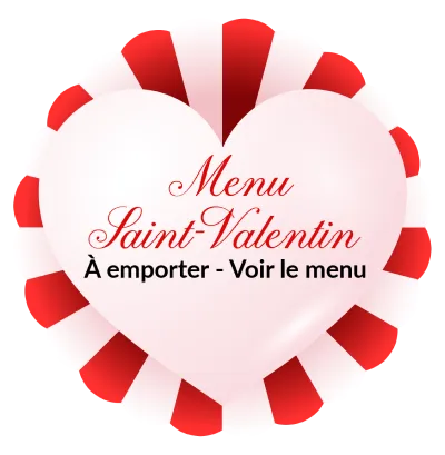 Menu Saint-Valentin à emporter
